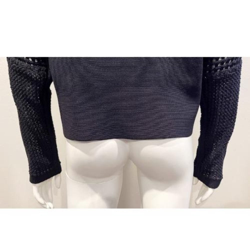 HELMUT LANG OVERSIZED GOTH WAFFLE CROCHET BLOUSE - Picture 7 of 9